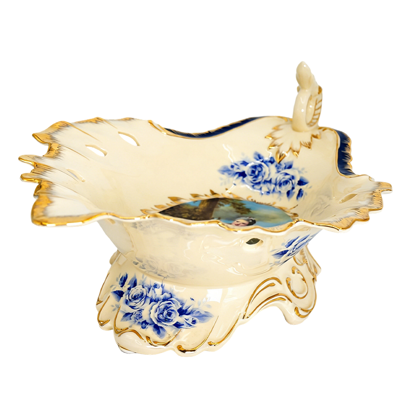 欧式复古陶瓷果盘