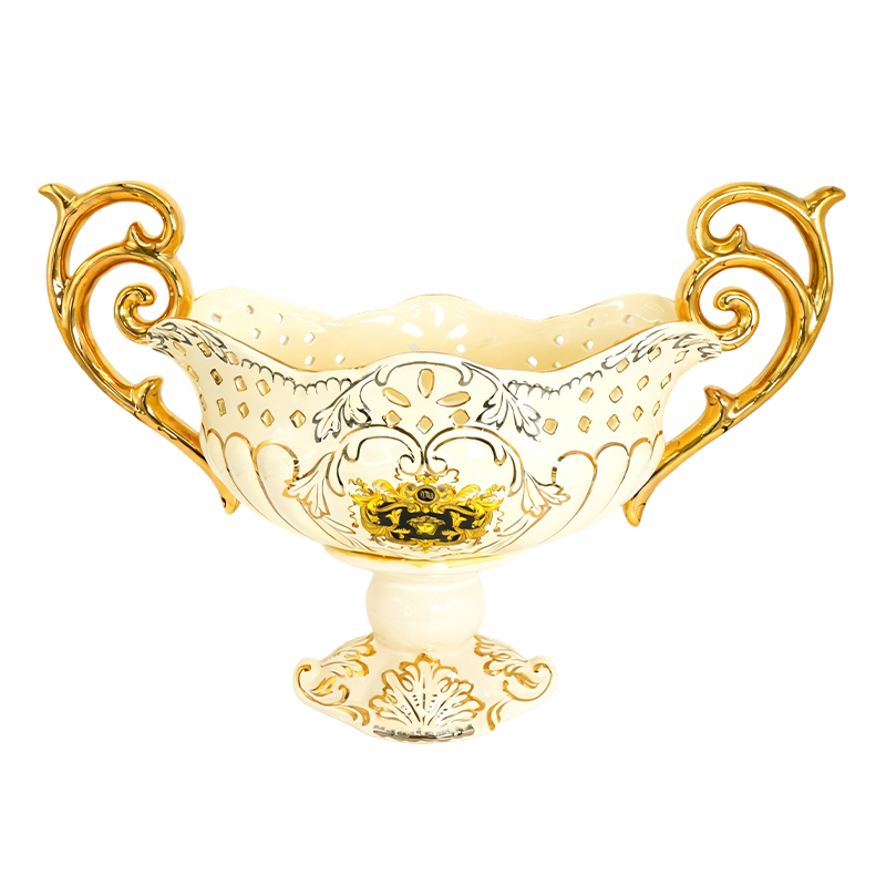 欧式复古陶瓷果盘