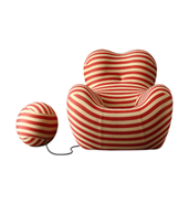 沙发，条纹高密定型绵色彩鲜艳