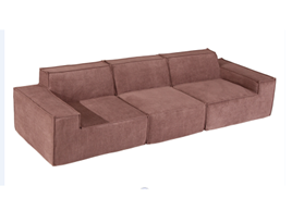 灯芯绒沙发，32密高密度海绵30cm独立弹簧高档