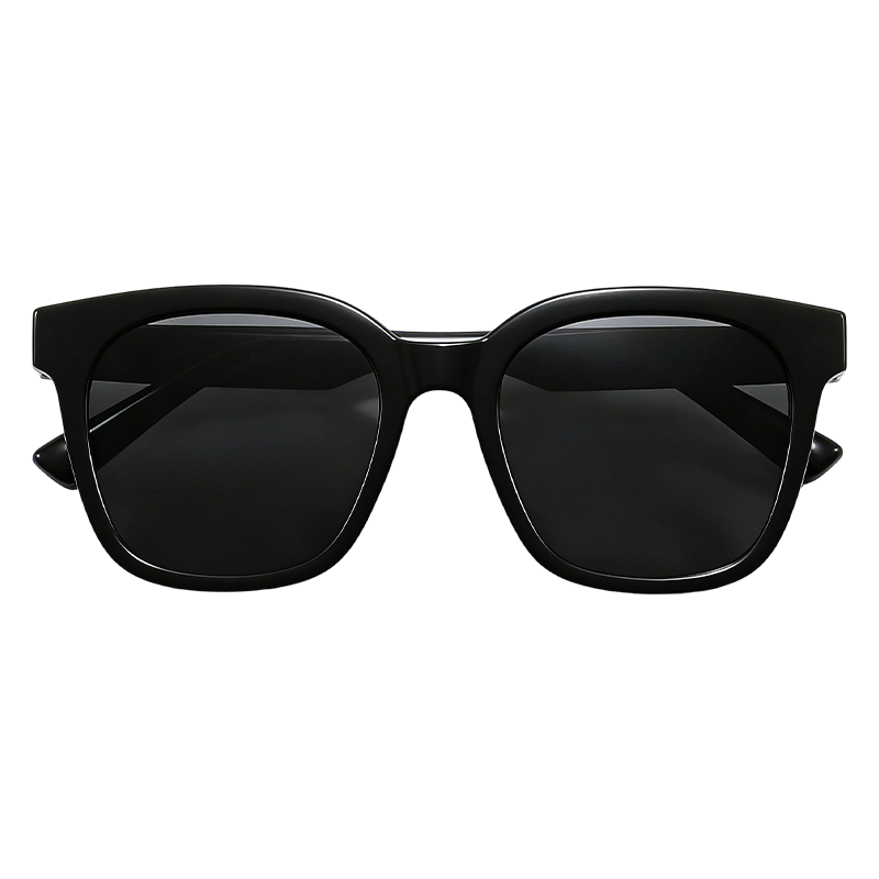 经典黑框方框墨镜男女同款 防晒防紫外线开车太阳镜