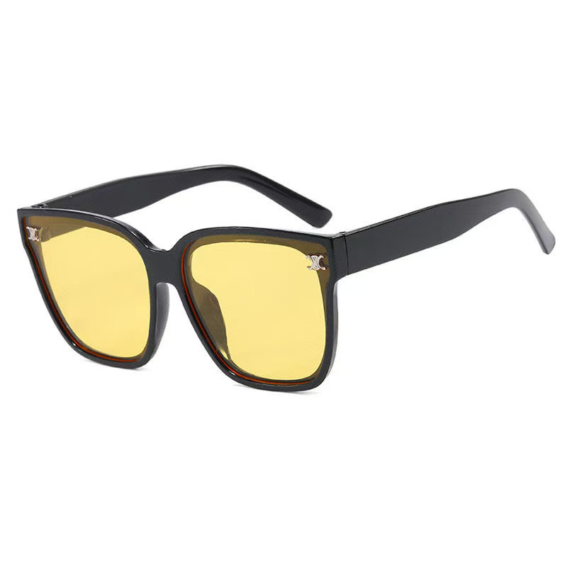 日夜两用驾驶偏光墨镜 黄片夜视增晰防眩光太阳镜