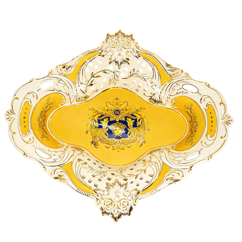 欧式复古陶瓷果盘