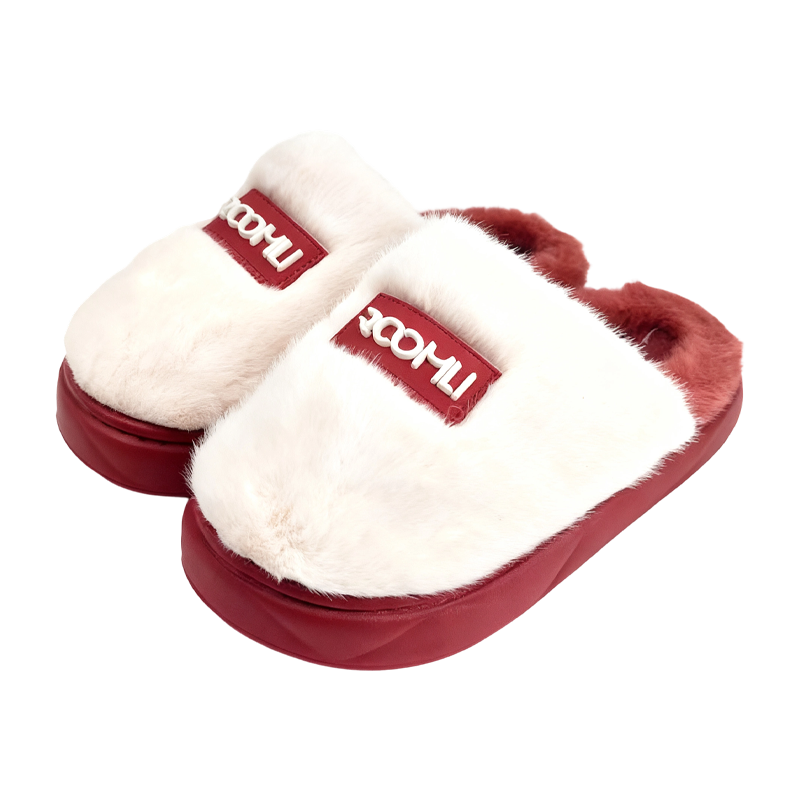 棉拖鞋，加绒加厚保暖拖鞋