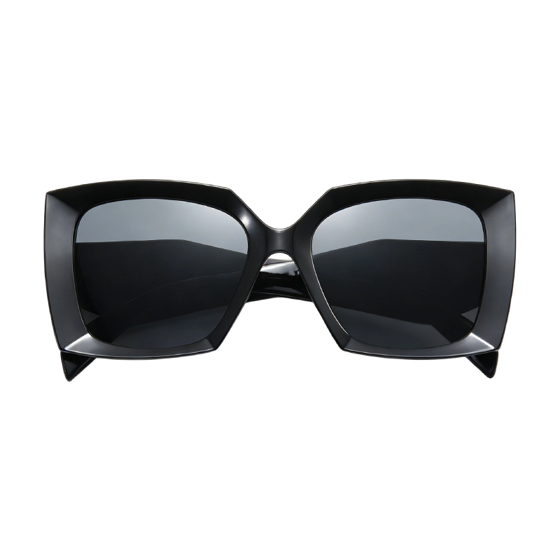 复古大框防蓝光墨镜 99% 防紫外线无度数电脑护目太阳镜