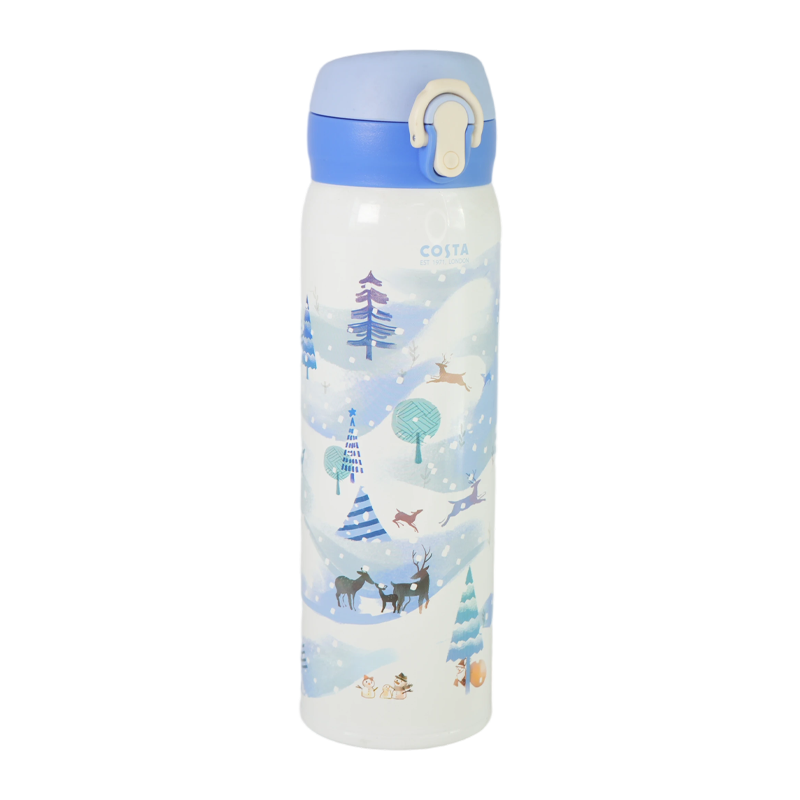 白色保温杯 不锈钢