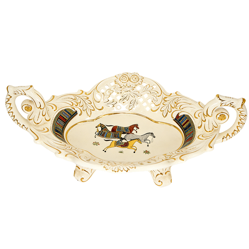 欧式复古陶瓷果盘