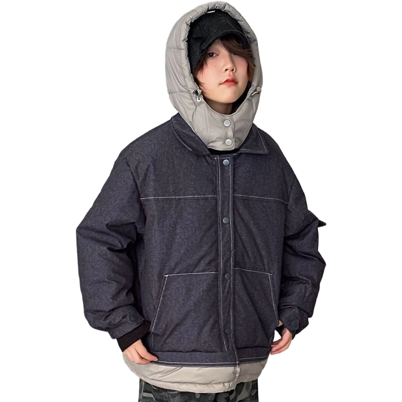 冬季宽松保暖儿童潮流休闲羽绒服