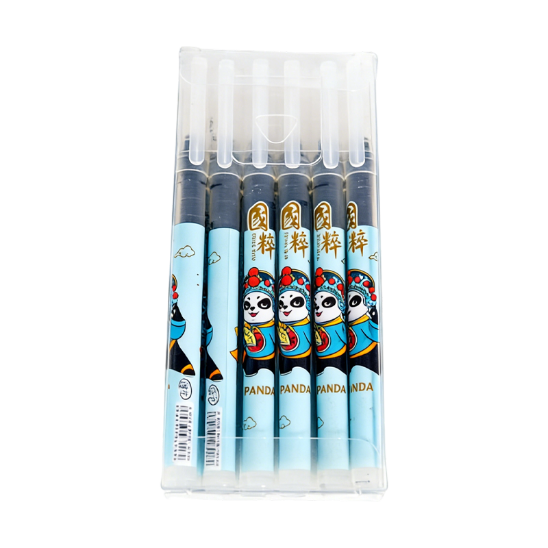 得力直液式走珠笔