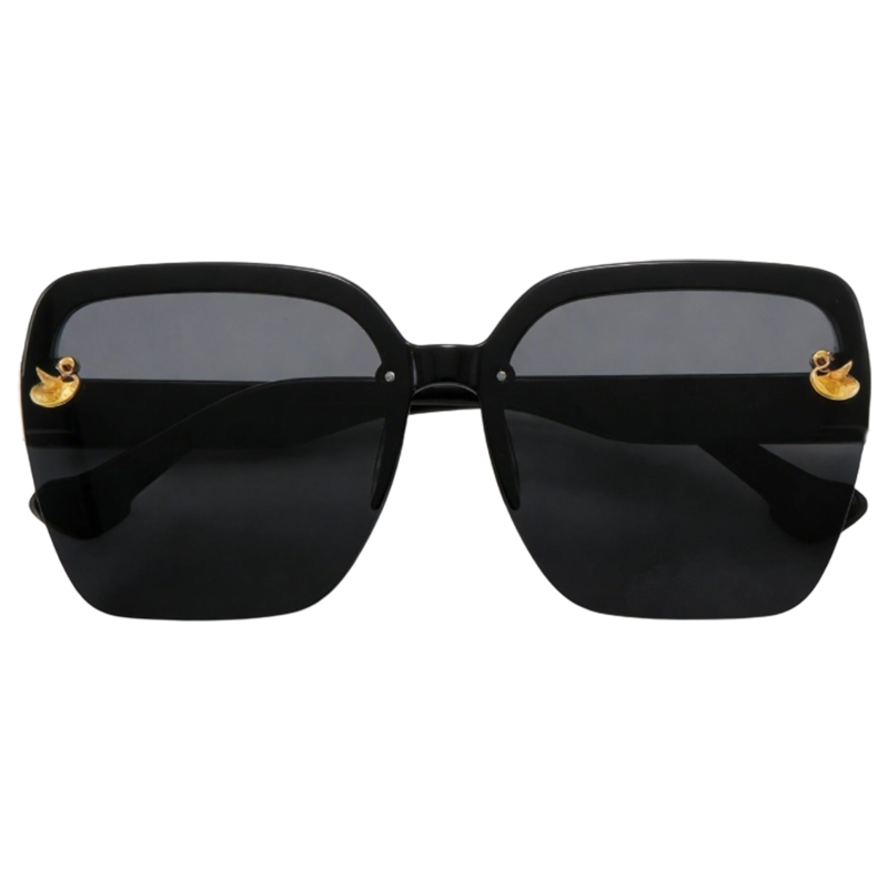 优雅风方形太阳镜 日常出街防紫外线墨镜