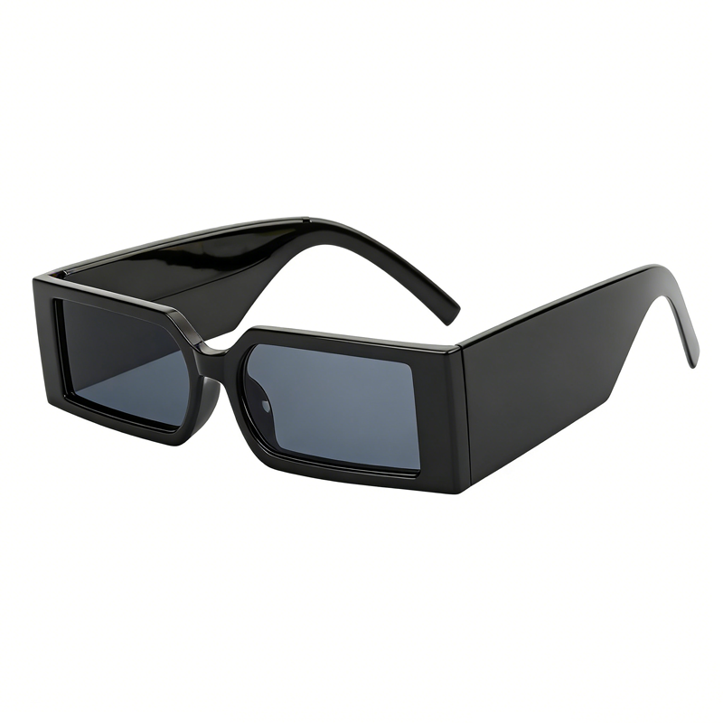 未来感窄框偏光墨镜 大镜腿 UV400 防眩光太阳镜