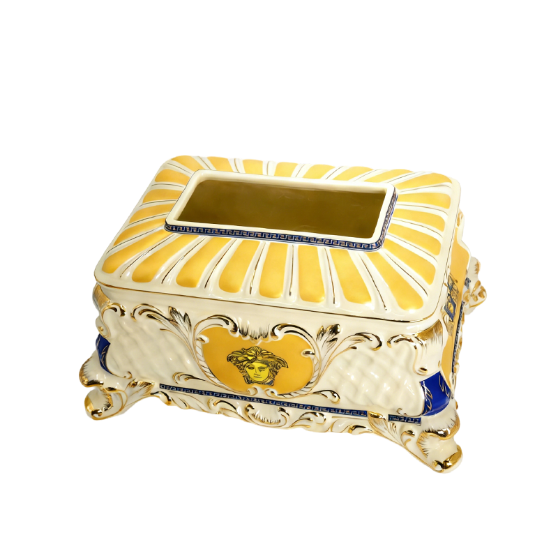 复古风陶瓷纸巾盒