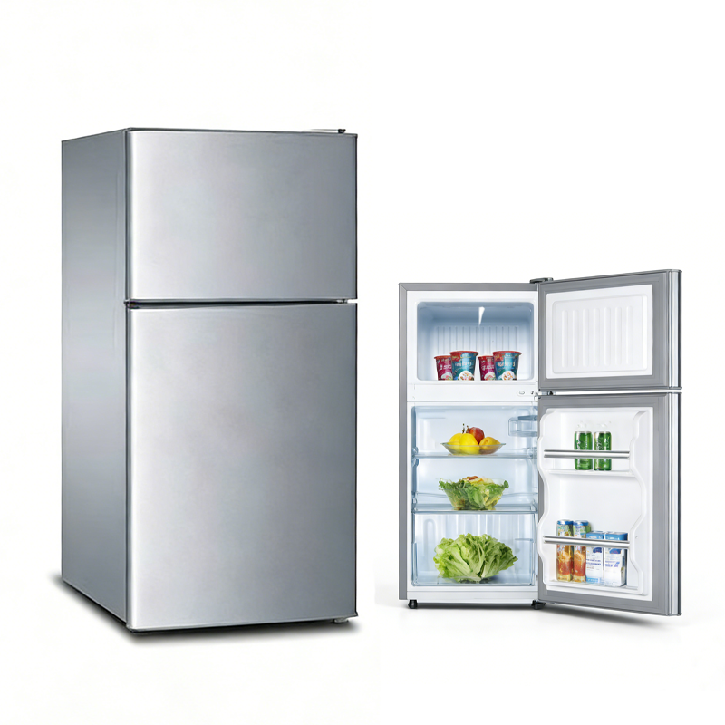 70L 低噪节能双门冰箱 家用租房小型冷冻冷藏迷你冰箱