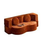 沙发，雪尼尔面料高密度海绵复古质感