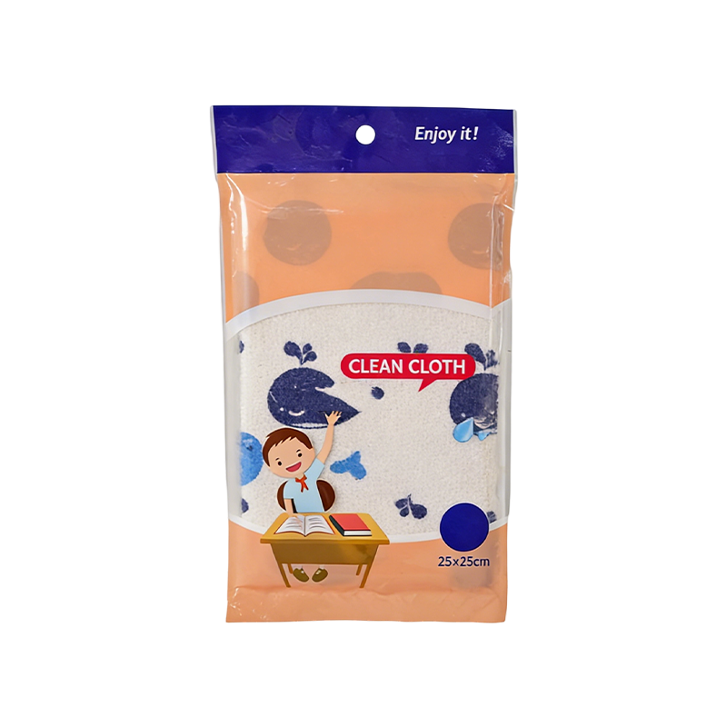 卡通挂式擦手巾 家用厨房清洁小方巾四个