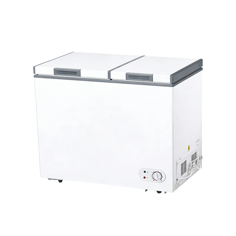 232L 双温双门冷柜 家用大容量冷藏冷冻卧式冰柜