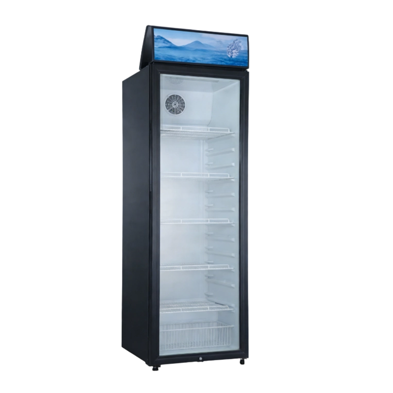 280L 带灯饮料保鲜冰箱 低噪音节能款冷柜 商用冷藏展示柜