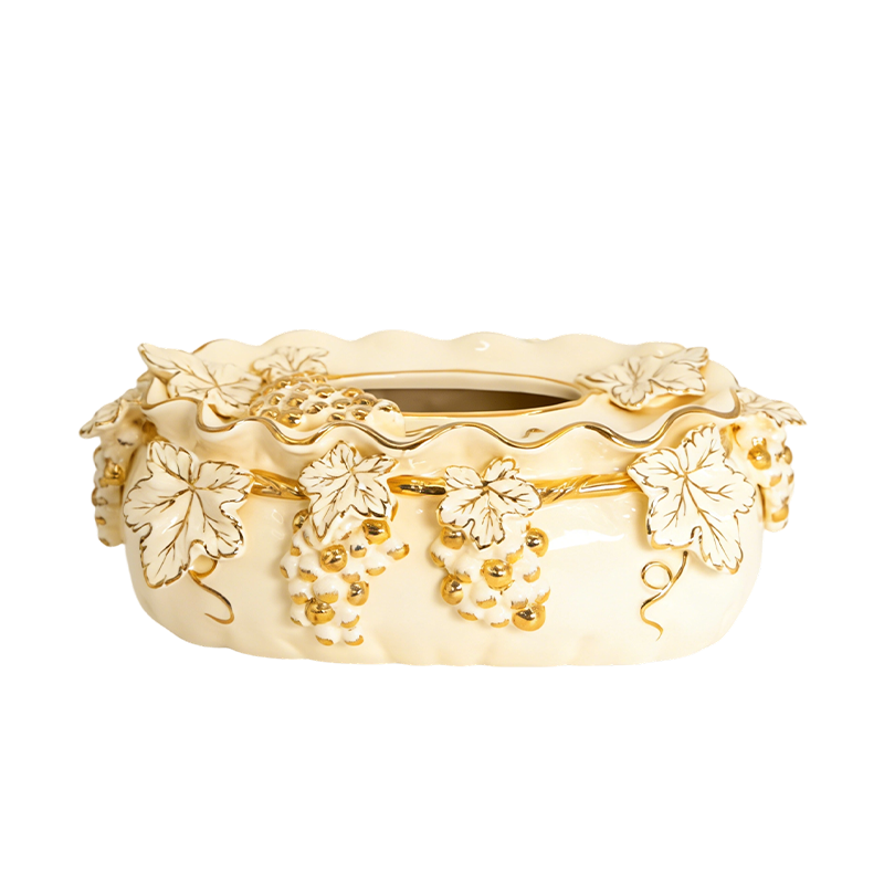 复古风陶瓷纸巾盒