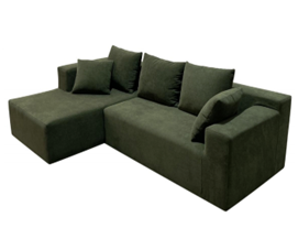 沙发，32密度高密度海绵，30厘米独立弹簧，绿色泰迪绒面料