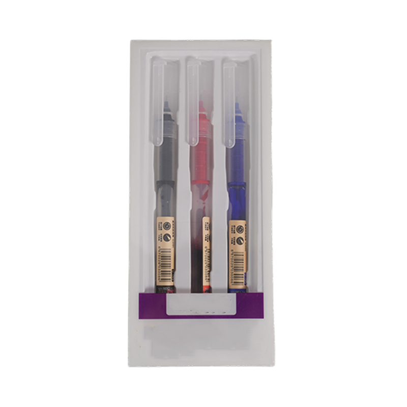 液体墨水圆珠笔 超细笔尖 0.5 毫米滚珠笔 买一盒送三盒