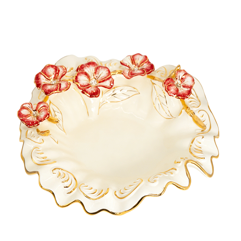 欧式复古陶瓷果盘