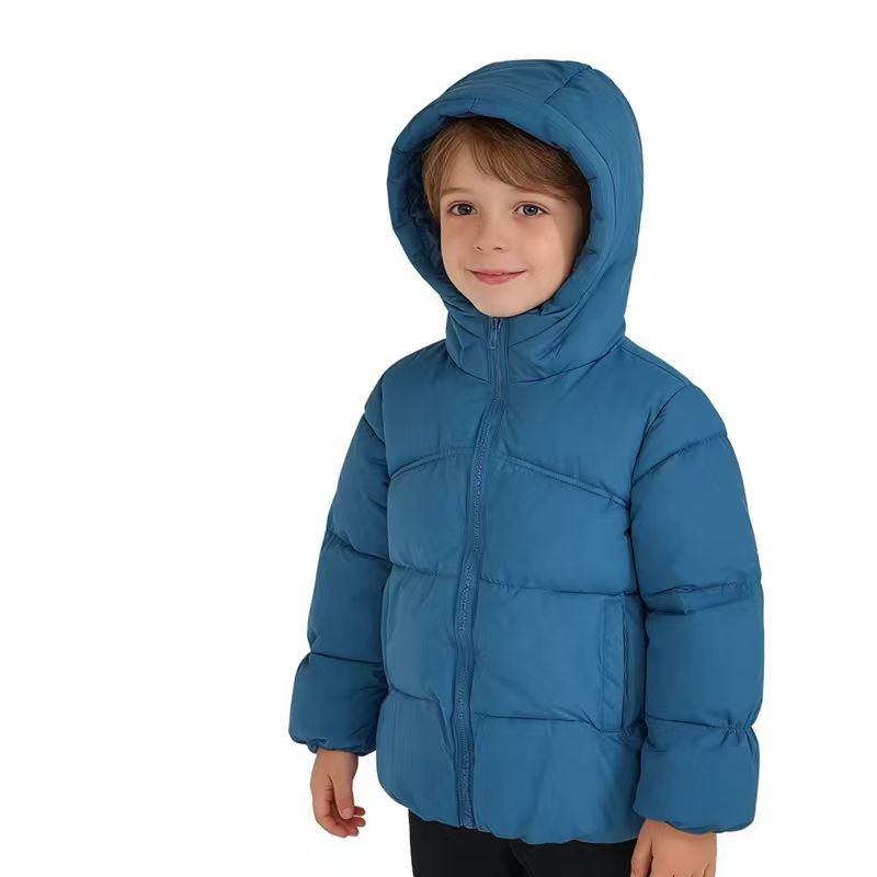 儿童棉袄，带帽款时尚保暖秋冬外套