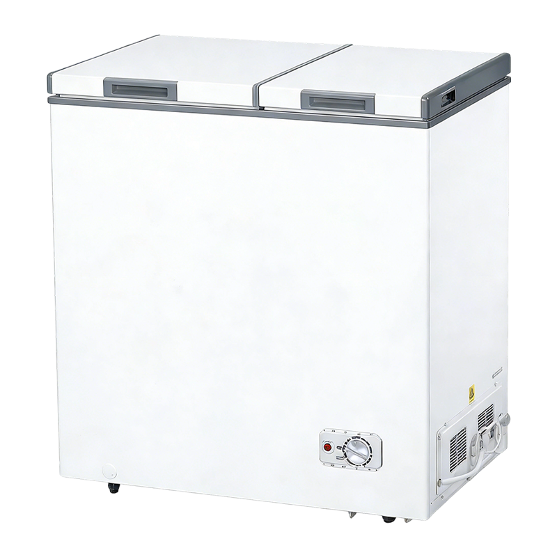 63L 双温双门冷柜 家用小型冷藏冷冻两用卧式冰柜