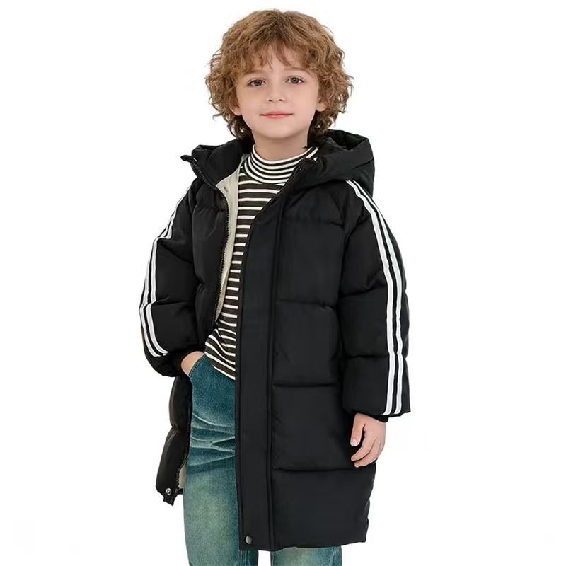 儿童加厚冬装外套，男女童加厚长款冬衣