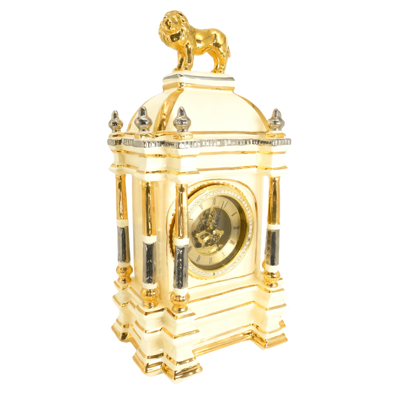 欧式宫廷风格装饰陶瓷座钟